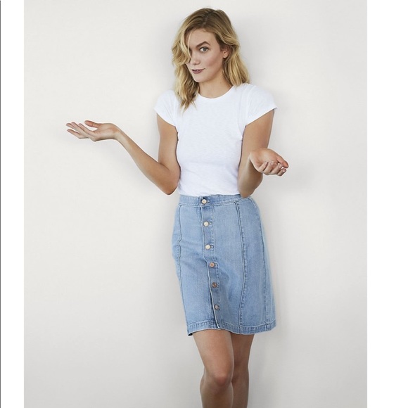 Express Dresses & Skirts - Express Jean Mini Skirt Karlie Kloss Collection